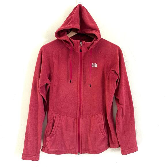The North Face Full Zip Fleece Hoodie Sweater Light‎ Weight Women's Size Medium - Picture 1 of 9